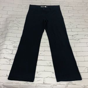 Betabrand Black straight leg pants Size Large 30” inseam